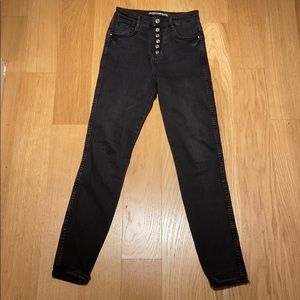 Zara button fly jeans